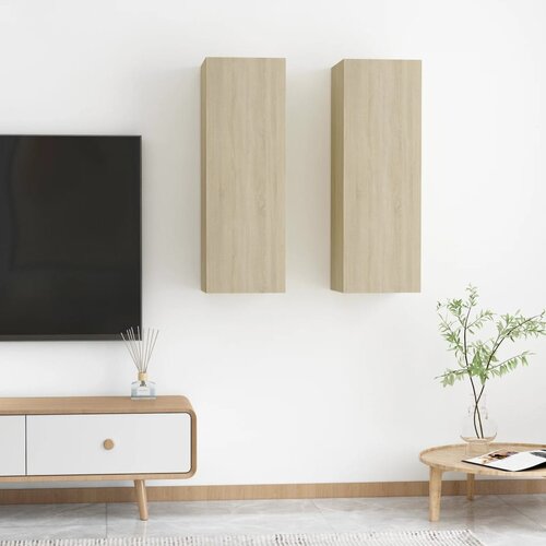 vidaXL TV ormarići 2 kom boja hrasta sonome 30,5x30x90 cm od iverice Cijene