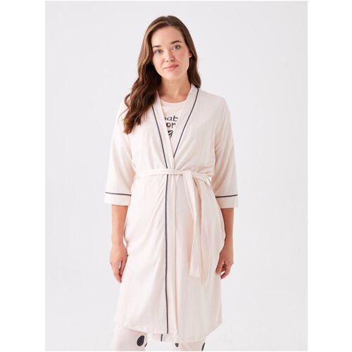 LC Waikiki Maternity Shawl Collar Plain Dressing Gown Slike