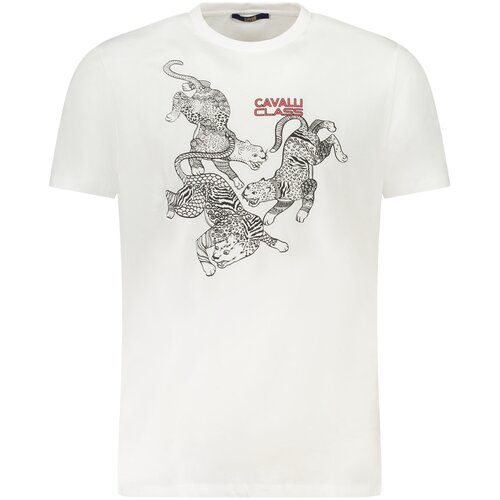 Cavalli Class SHORT SLEEVE T-SHIRT MEN WHITE Cene