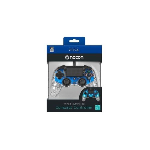 Bigben PS4 Nacon Compact Light Wired Controller prozirno-plavi Cijene