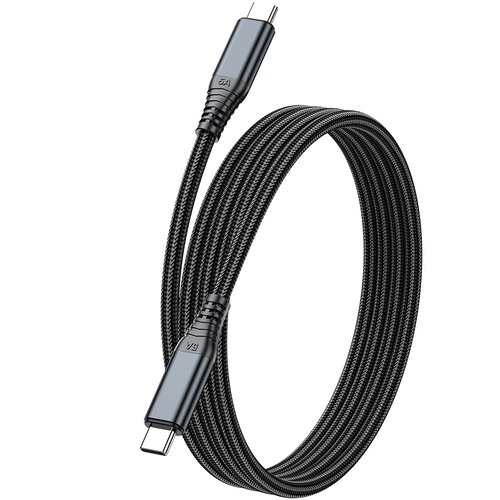 INF 240W USB-C na USB-C kabel za hitro polnjenje za telefone, prenosnike in drugo Black 1 m, (5000277039) Slike