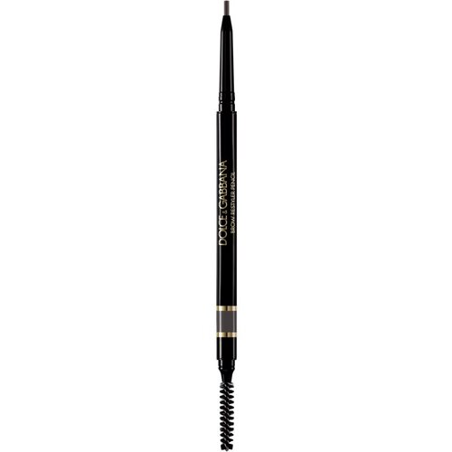 Dolce &amp;amp; Gabbana Brow Restyler Pencil svinčnik za obrvi s krtačko odtenek 05 Soft Brown Black - Cool Medium Grey Brown 0.09 g Slike