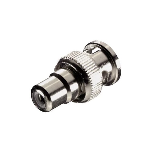SpeaKa Professional SP-7869892 BNC / cinch adapter [1x BNC mo&amp;scaron;ki konektor - 1x ženski cinch konektor] srebrna, (20430153) Slike