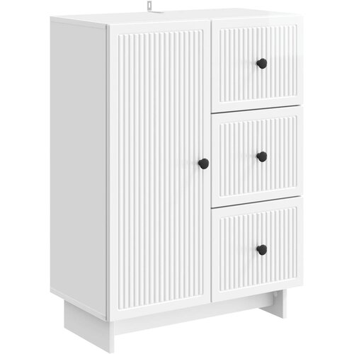  Kreveta s ladicama Bijela visokog sjaja 66 x 34,5 x 90 cm Cijene