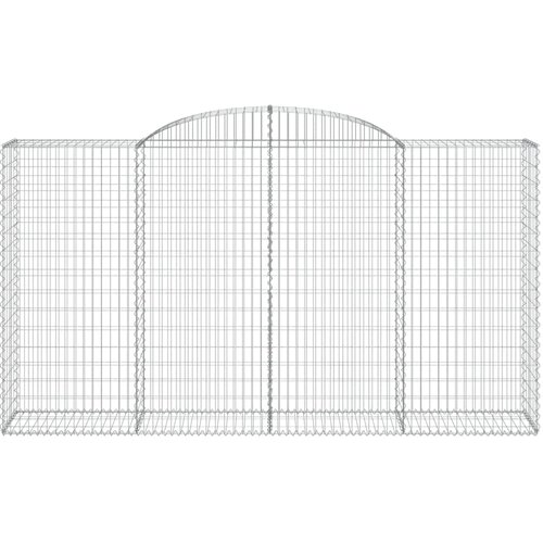  Gabionska ko&amp;scaron;ara s lukom 300x50x160/180 cm pocinčano željezo Slike