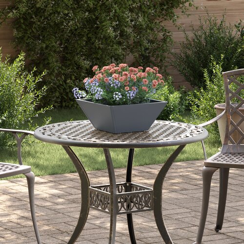 VidaXL Plastični sadilnik Antracit Plastika 35 x 35 x 15 cm Vzdržljiv Slike