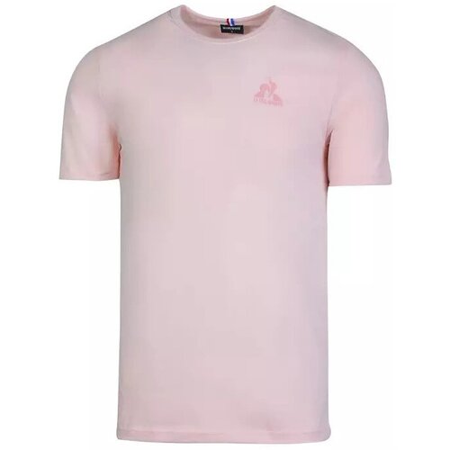Le Coq Sportif Majice s kratkimi rokavi MONOCHROME TEE SS N&amp;Acirc;&amp;deg;3 M Rožnata Slike