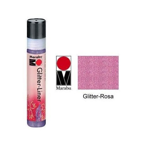 Marabu Barva v plastenki - Glitter liner 25ml roza 18030009533, (20386552) Cene