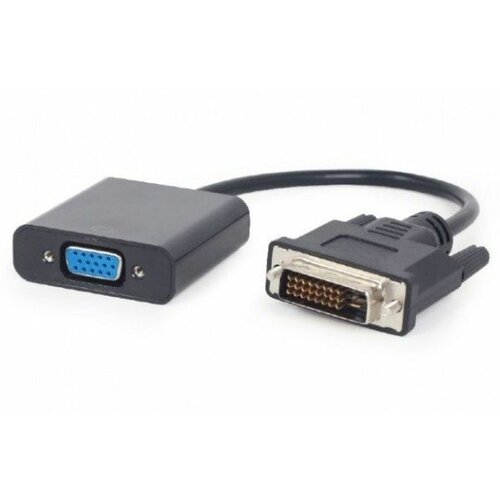 Gembird DVI-D to VGA adapter cable, black A-DVID-VGAF-01 adapter Slike