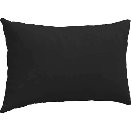 VidaXL jastučići za sofu 2 pcs crna 50 x 30 cm tkanina Slike