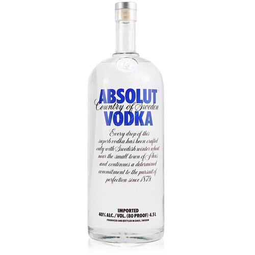 Absolut Vodka Blue, 4.5L Slike