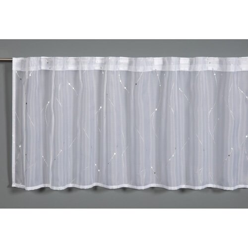 Gardinia Bijela zavjesa 45x140 cm Jacquard - Cijene