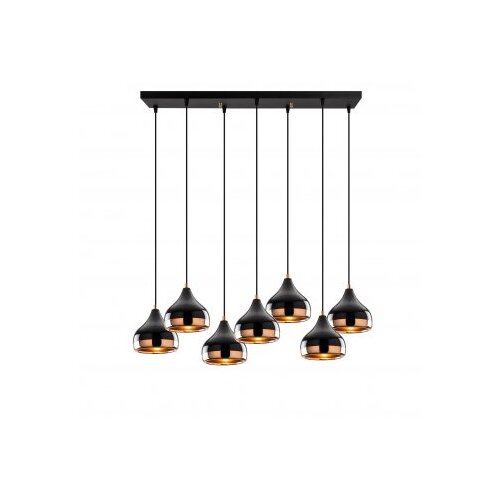 Opviq Vislica YILDO XXL, crna, metal , 88 x 36 cm, visina 112 cm, promjer cjenila 17 cm, visina 16 cm, podesiva visina, 7 X E27 40 W, Yıldo - 6894 Cijene