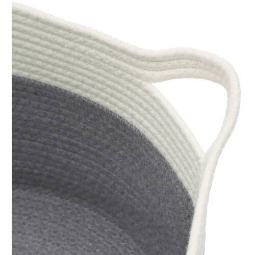  Ko&amp;scaron;ara za pohranu sivo-bijela &amp;Oslash; 40 x 25 cm pamučna Slike