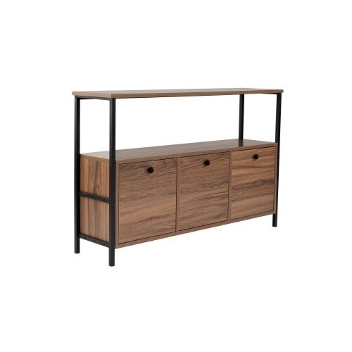 Hanah home Pomoćni stol u dekoru oraha u tamnoj prirodnoj boji 29,5x120 cm Solace &amp;ndash; Slike