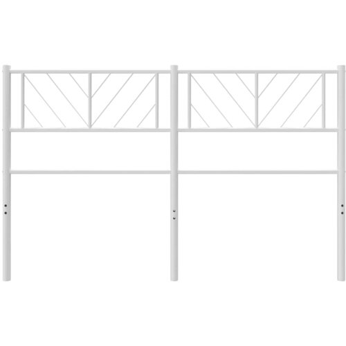  Metalno zamjensko uzglavlje bijelo 150 cm Slike