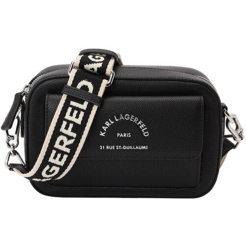 Karl Lagerfeld Torba preko ramena crna / bijela Slike