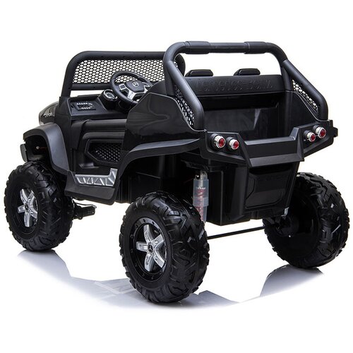  Dečiji automobil na akumulator - Mercedes unimog 4x4 - Crni Cene