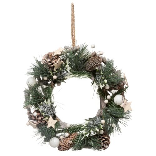 Atmosphera novogodišnja dekoracija venac 30 cm (138249S) Slike