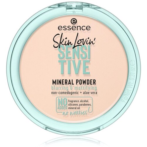 Essence skin lovin' sensitive mineral powder mat puder za občutljivo kožo 9 g odtenek 01 translucent Cene