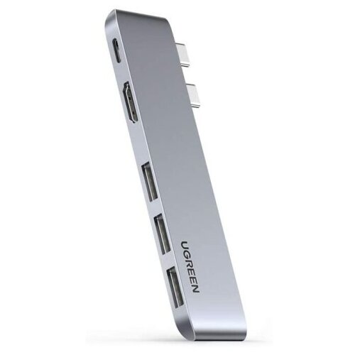 Ugreen USB-C Hub za MacBook (HDMI, USB-C, 2x USB 3.0) - box Cene
