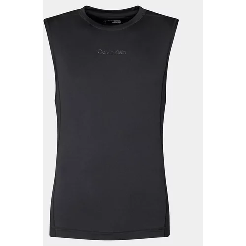 Calvin Klein Majica brez rokavov 00GMS4K161 Črna Regular Fit