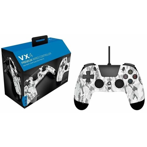 Gioteck PS4 Wired Controller VX4 Arctic Camo Slike