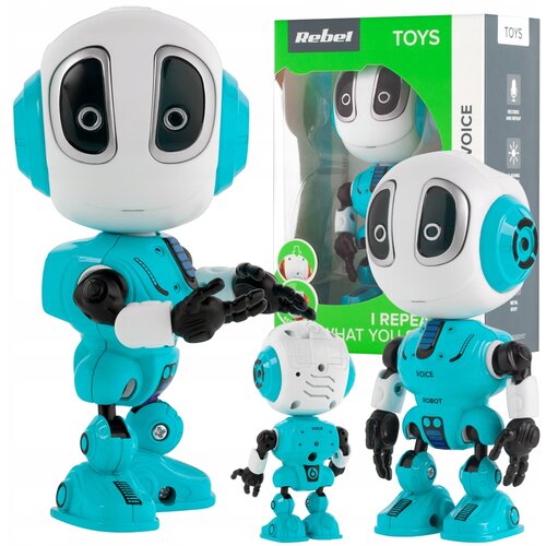  Interaktivni govoreći robot LED VOICE plavi Slike