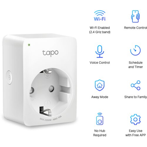 Tp-link Tapo P100 Mini Smart Wi-Fi vtičnica Cene
