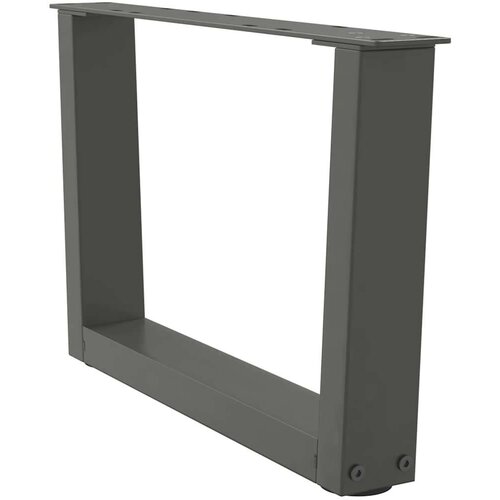  Noge za blagovaonski stol V-oblik 2 kom antracit 60x(30-31 3)cm Slike