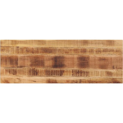 Stolna ploča 160x50x2,5 cm pravokutna masivno grubo drvo manga Slike