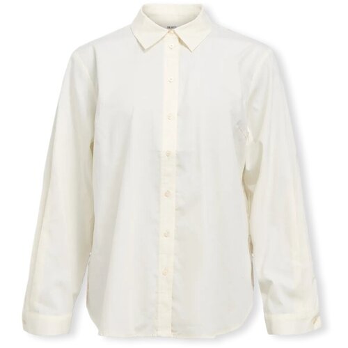 .OBJECT Topi & Bluze Catinka Shirt - White Sand Bela Cene