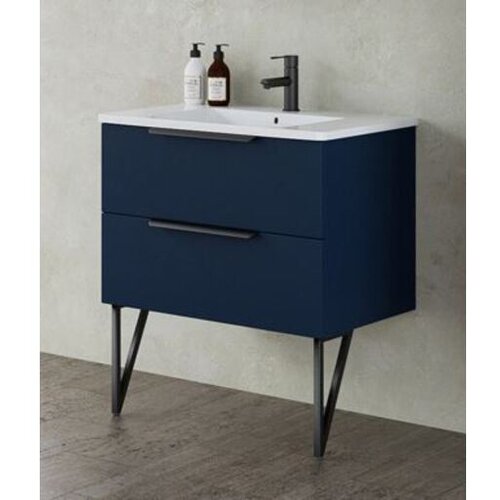 Tboss kopalni&scaron;ka omarica z umivalnikoma noto 75 cm, indigo m Cene