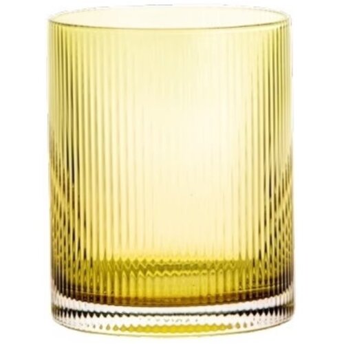 LIVELLARA Kozarec za vodo, sok Rigatino amber / 300ml / rumen / steklo, (5000255105) Cene