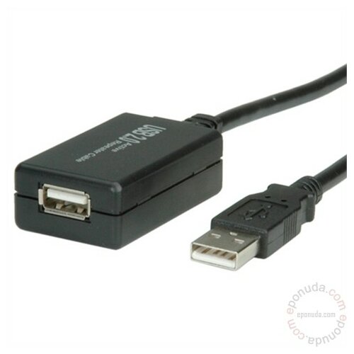 Rotronic Value USB2.0 Extension Cable, active with Repeater 12 m - produžni USB kabl kabal Slike