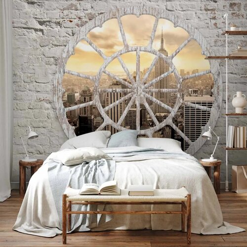 Foto tapeta - New York: A View through the Window 441x315 Samoljepljiva Slike