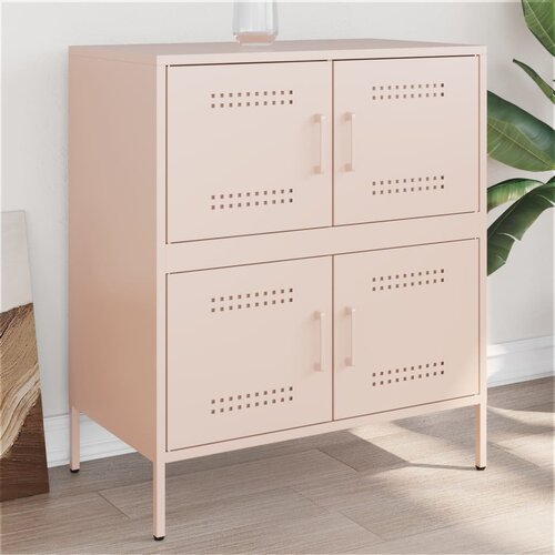 vidaXL Komoda roza 68x39x79 cm jeklo Cene