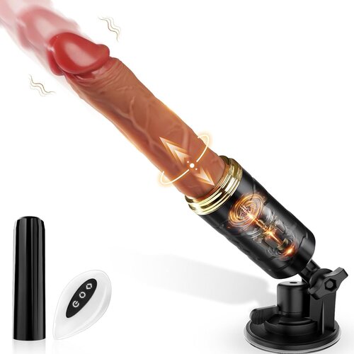 SuperLove Fuck Machine Thrusting & Vibrating Realistic Dildo & Remote Control Skin Cijene