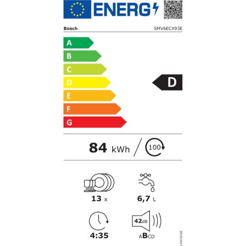 Bosch ugradna mašina za pranje sudova SMV6ECX93E Cene