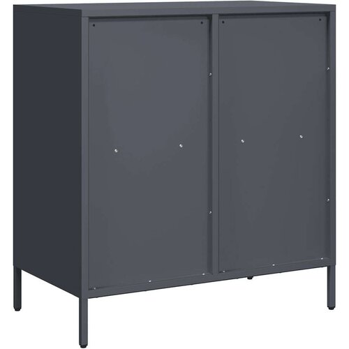 vidaXL Komoda antracit 68x39x73,5 cm hladno valjano jeklo Cene