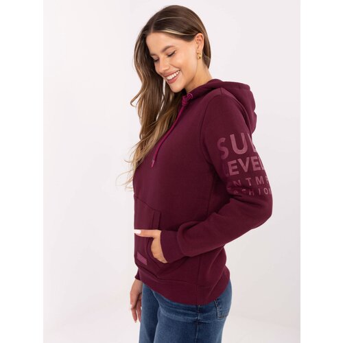 Sublevel Sweatshirt-D10600BI02690A8NO-burgundy Slike