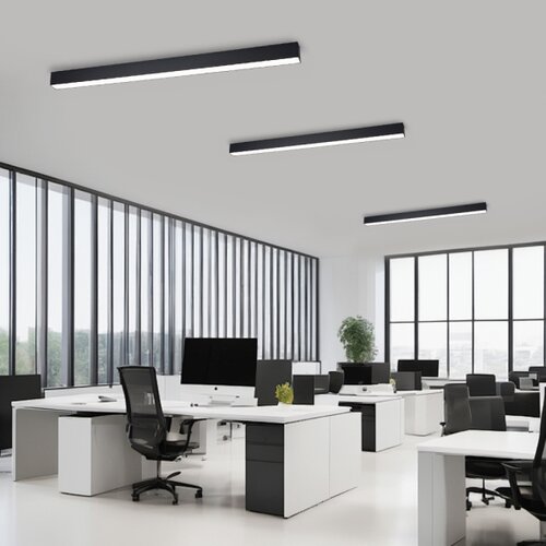  Brilagi - LED prigu&amp;scaron;iva plafonska lampa SLEEKLINE LED/40W/230V Wi-Fi Tuya crna + daljinski Slike