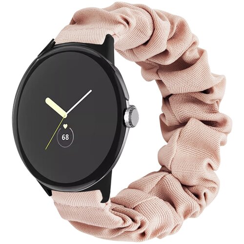 INF Združljiv z Google Pixel 2: Eleganten scrunchie pa&scaron;ček za pametno uro Pink, (5000086286) Cene