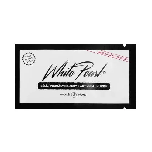 White Pearl PAP Charcoal Whitening Strips izbjeljivanja zuba 1 set