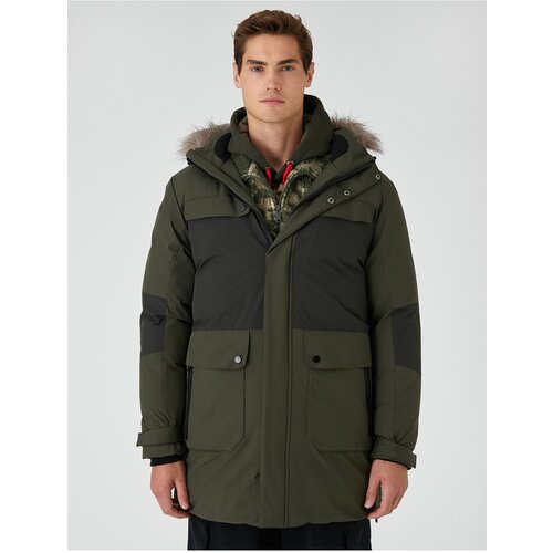 Koton Coat - Khaki - Parkas Cene