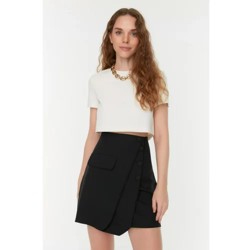 Trendyol Black Pocket Detailed Skirt