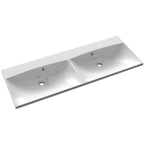 Sapho Bel dvojni umivalnik iz mineralnega kompozita 120x46 cm Maria – Cene