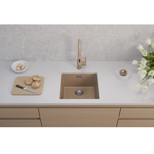 Alveus 1150047 - Kuhinjski sudoper OMNI 45x45 cm granit/bež Slike