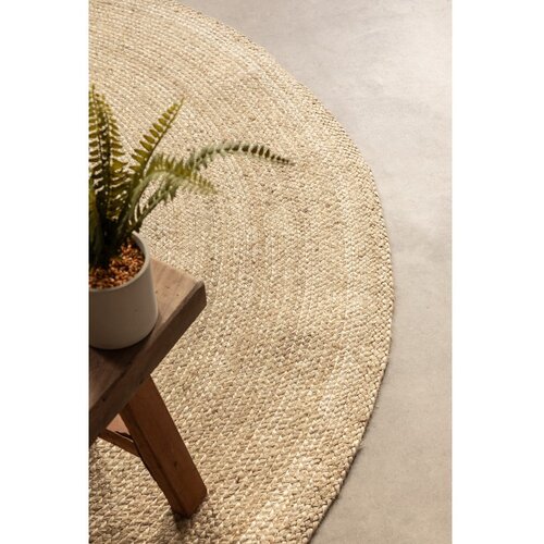 Hanse Home Obojestranska okrogla preproga iz jute &amp;oslash; 140 cm Braided Ivory &amp;ndash; Slike