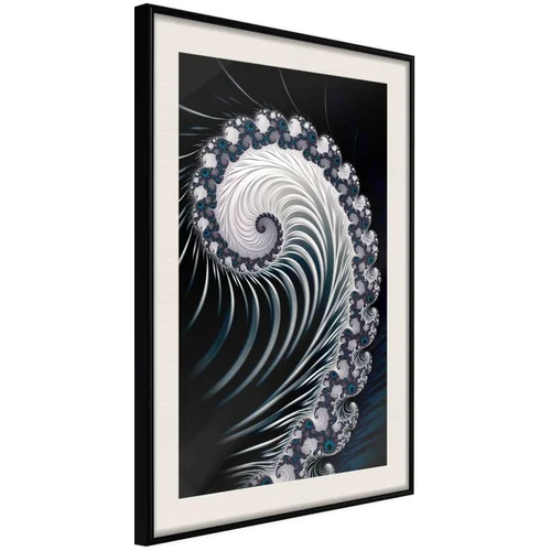  Poster - Fractal Spiral (Negative) 30x45